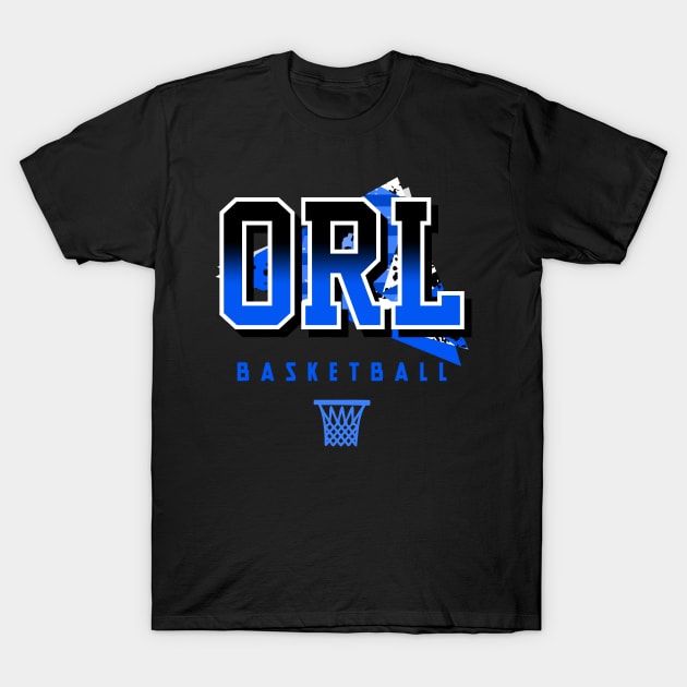 Retro Orlando Basketball T-Shirt by funandgames